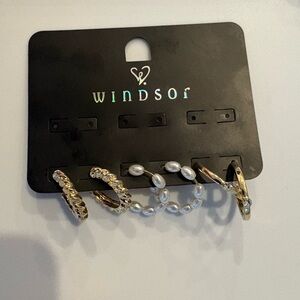 Windsor Gold and Pearl Hair Accessory Set
